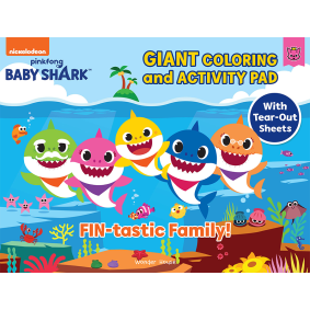 Pinkfong Baby Shark - Fin-tastic Family : Giant Coloring and Activity Book