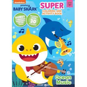 Pinkfong Baby Shark - Ocean Music : Super Coloring and Activity Book