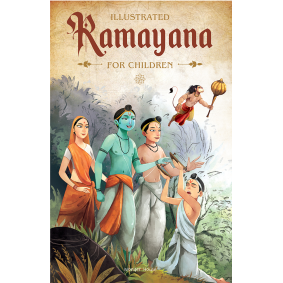 Illustrated Ramayana For Children (Black and White)