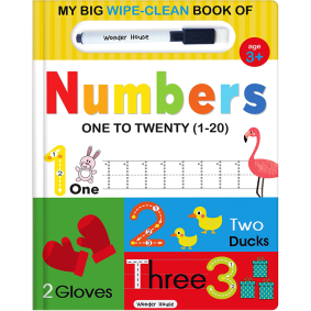 My Big Wipe And Clean Book of Numbers for Kids : 1 to 20