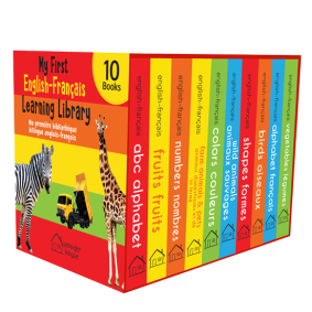My First English-Français Learning Library (Ma première bibliothèque bilingue anglais-français) : Boxset of 10 English - French Board Books