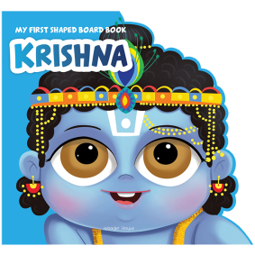 My First Shaped Board Book: Illustrated Lord Krishna Hindu Mythology Picture Book for Kids Age 2+ (Indian Gods and Goddesses)