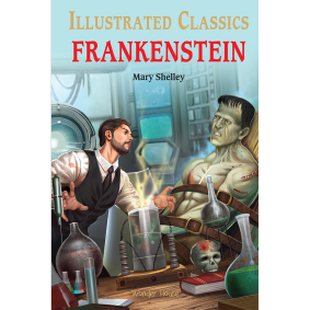 Frankenstein : Illustrated Abridged Children Classic English Novel with Review Questions (Hardback)