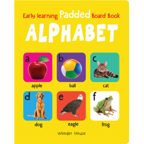 Early Learning Padded Book of Alphabet : Padded Board Books For Children