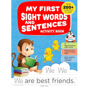My First Sight Words And Sentences: Activity Book For Children