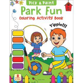 Pick and Paint Coloring Activity Book For Kids: Park fun