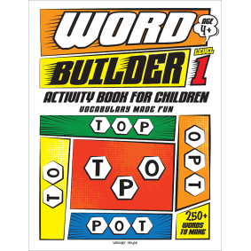 Word Builder Activity Book For Children - Make Meaningful Words With The Given Letters - Level 1