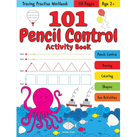 101 Pencil Control Activity Book For Kids: Tracing Practise Book Age 2+