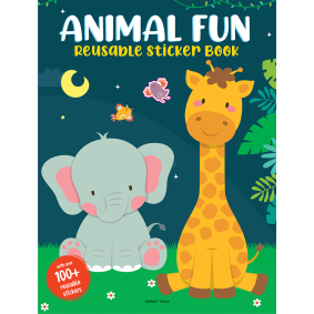 Animal Fun Reusable Sticker Book For Children