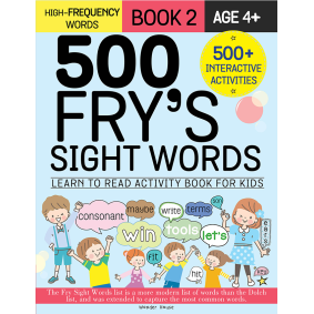500 Fry’s Sight Words: Learn to Read Activity Book for Kids - Book 2