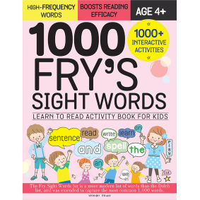 1000 Fry’s Sight Words: Learn to Read Activity Book for Kids