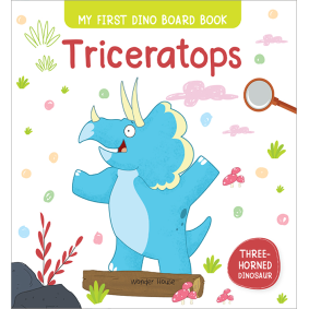 Triceratops : My First Dino Board Book - Illustrated Dino Picture Book for Children