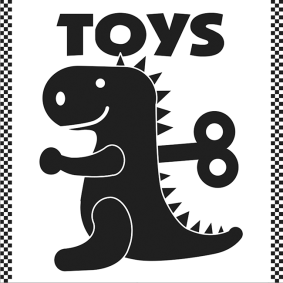 Baby’s First High Contrast Board Book: Toys
