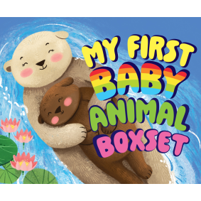 My First Baby Animal: Boxed Set of 5 Board Books (On the Pond | In the Forest | On the Farm | On the Mountains | In the Savanna)