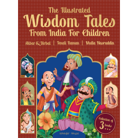 The Illustrated Wisdom Tales from India for Children (Boxed set of 3 Books)-Tenali Rama |Akbar and Birbal | Mulla Nasruddin