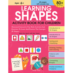 Learning Shapes Activity Book For Children