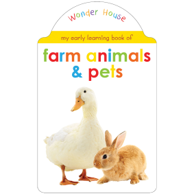 My Early Learning Book of Farm Animals and Pets: Attractive Shape Board Books For Kids