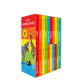 My First Learning Library: Boxset of 20 Board Books for Kids (Vertical Design)