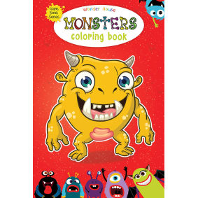 Monster Colouring Book (Giant Book Series): Jumbo Sized Colouring Books