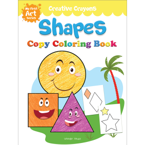 Colouring Book of Shapes: Creative Crayons Series - Crayon Copy Colour Books