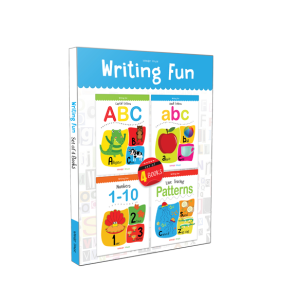 Writing Practice Boxset: Pack of 4 Books (Writing Fun: Write And Practice Capital Letters, Small Letters, Patterns and Numbers 1 to 10)
