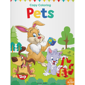 Little Artist Series Pets: Copy Colour Books