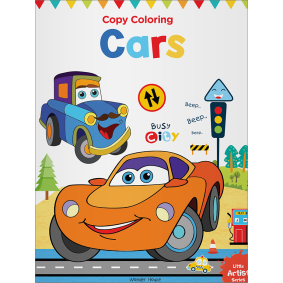 Little Artist Series Cars: Copy Colour Books
