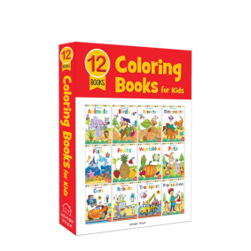 Colouring Books Boxset: Pack of 12 Copy Colour Books For Children