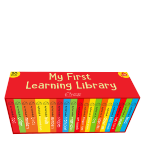 My First Complete Learning Library: Boxset of 20 Board Books Gift Set for Kids (Horizontal Design)