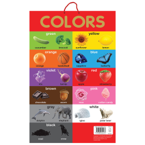 Colors - Early Learning Educational Posters For Children: Perfect For Kindergarten, Nursery and Homeschooling (19 Inches X 29 Inches)