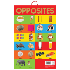Opposites - Early Learning Educational Posters For Children: Perfect For Kindergarten, Nursery and Homeschooling (19 Inches X 29 Inches)