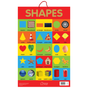 Shapes - Early Learning Educational Posters For Children: Perfect For Kindergarten, Nursery and Homeschooling (19 Inches X 29 Inches)