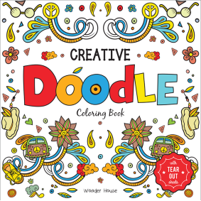 Creative Doodle Coloring Book : Children Coloring Book With Tear Out Sheets