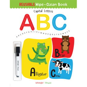 Reusable Wipe And Clean Book - Capital Letters : Write And Practice Capital Letters