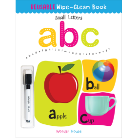 Reusable Wipe And Clean Book - Small Letters : Write And Practice Small Letters