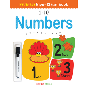 Reusable Wipe And Clean Book 1-10 Numbers : Write And Practice Numbers (1-10)