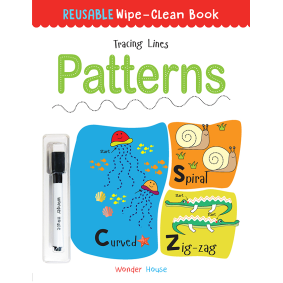 Reusable Wipe And Clean Book Tracing - Lines Patterns : Trace And Practice Patterns