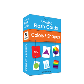 Amazing Flash Cards Colors & Shapes: Early Development of Preschool Toddler (55 Cards)