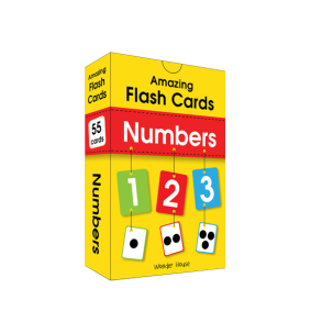 Amazing Flash Cards Numbers: Early Development of Preschool Toddler (55 Cards)