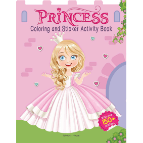 Princesses - Coloring and Sticker Activity Book (With 150+ Stickers)