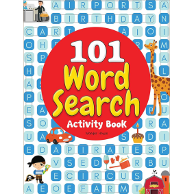 101 Word Search Activity Book: Large Grid Word Search Puzzles for Kids With Attractive Illustrations