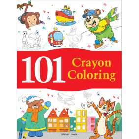 101 Crayon Coloring: Fun Activity Book For Children