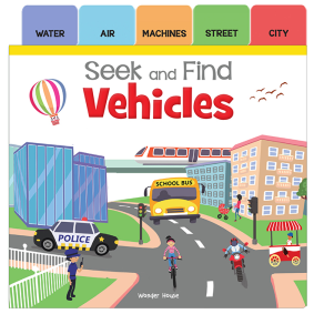 Seek And Find - Vehicles : Early Learning Board Books With Tabs