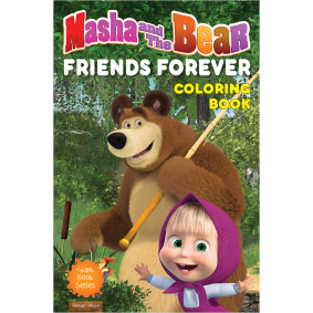Masha And The Bear - Friends Forever: Giant Coloring Book For Kids