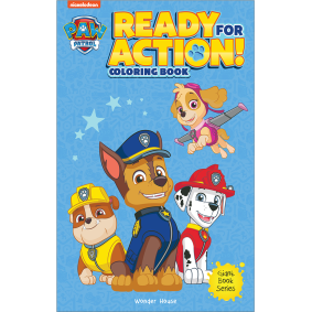 Ready For Action! : Paw Patrol Giant Coloring Book For Kids
