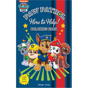 Here to Help! : Paw Patrol Giant Coloring Book For Kids