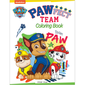 Pawfect Team: Paw Patrol Coloring Book For Kids