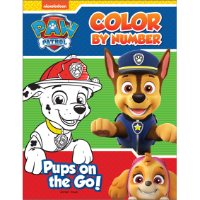 Pups on the Go: Paw Patrol, Color By Number Activity Book