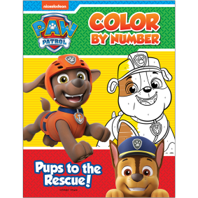 Pups to the Rescue: Paw Patrol, Color By Number Activity Book