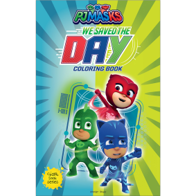 We saved the Day: PJ Masks - Giant Coloring Book For Children